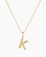 Crew Alphabet Statement Charm Necklace