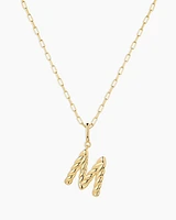 Crew Alphabet Statement Charm Necklace