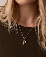 Crew Alphabet Statement Charm Necklace