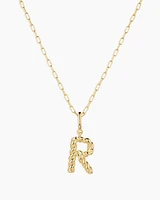 Crew Alphabet Statement Charm Necklace