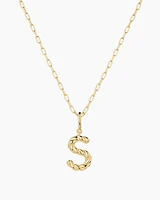 Crew Alphabet Statement Charm Necklace