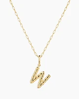 Crew Alphabet Statement Charm Necklace