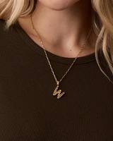 Crew Alphabet Statement Charm Necklace