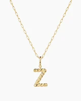 Crew Alphabet Statement Charm Necklace