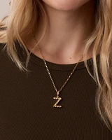 Crew Alphabet Statement Charm Necklace