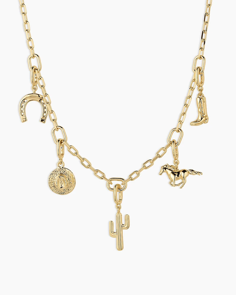 Western Parker Charm Necklace