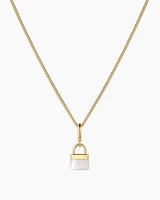 Padlock Parker Charm Necklace