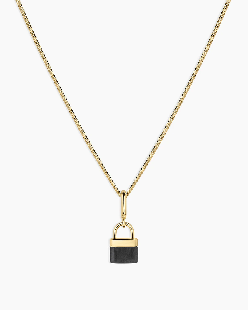 Padlock Parker Charm Necklace