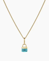 Padlock Parker Charm Necklace