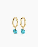 Turquoise Cove Hoops