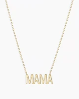 14k Gold Mama Necklace