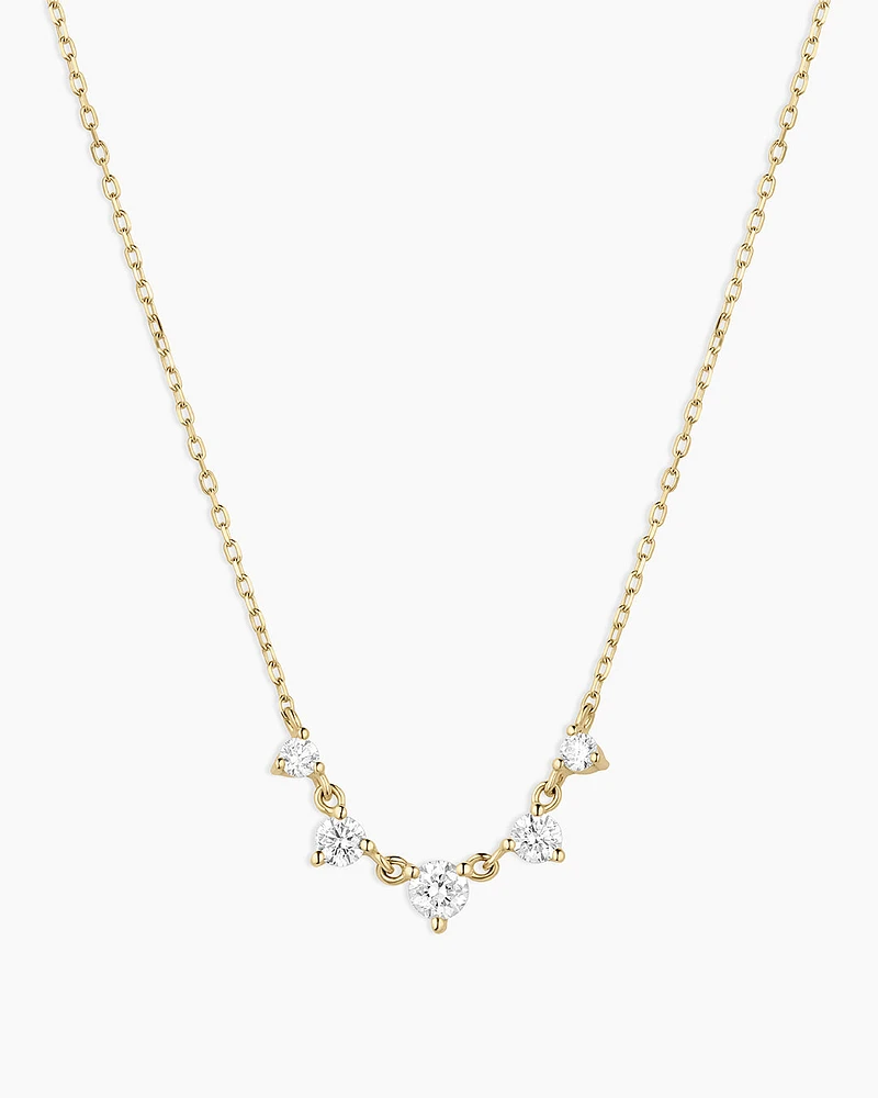 Elle Diamond Row Necklace