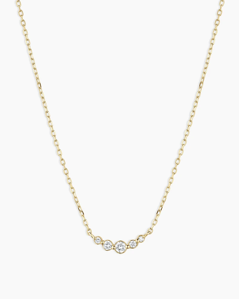 Elle Diamond Cluster Necklace