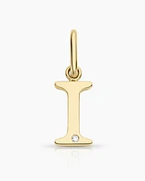 Diamond Vintage Alphabet Charm