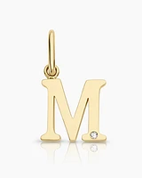 Diamond Vintage Alphabet Charm