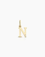 Diamond Vintage Alphabet Charm