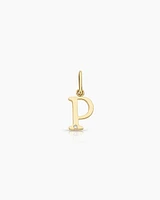 Diamond Vintage Alphabet Charm