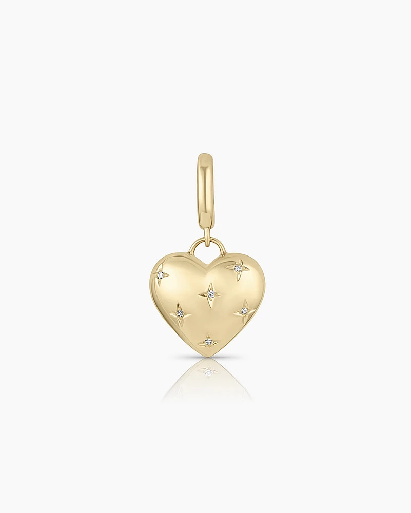 Diamond Heartful Charm