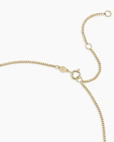 14k Gold Box Chain Necklace