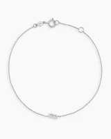 Diamond Pavé Alphabet Bracelet
