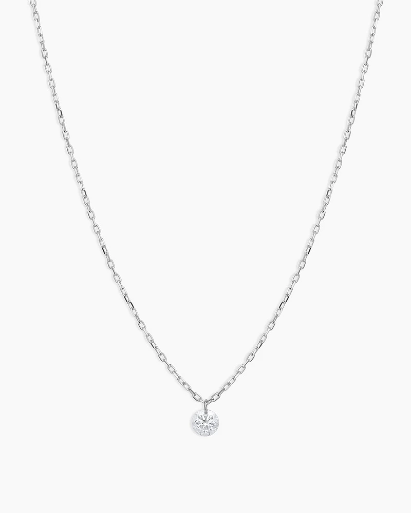 Floating Diamond Necklace