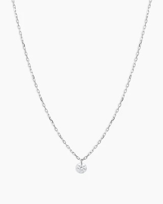 Floating Diamond Necklace