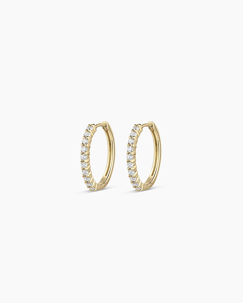 Diamond 15 mm Hoops