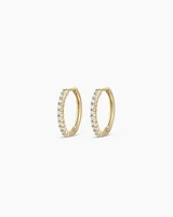 Diamond 15 mm Hoops