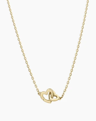14k Gold Parker Heart Necklace