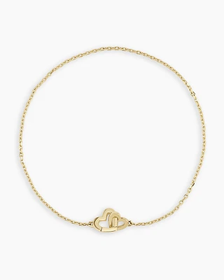 14k Gold Parker Heart Bracelet