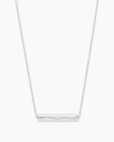 Bespoke Bar Adjustable Necklace (silver)