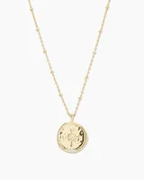 Compass Coin Necklace