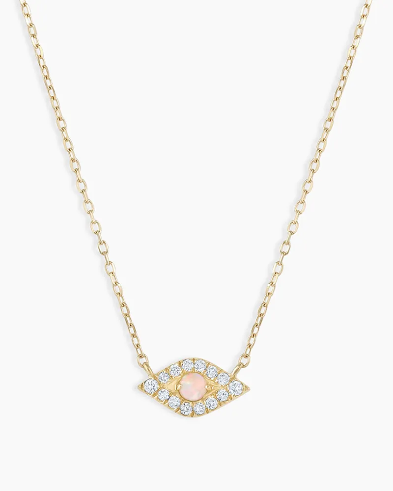 Diamond Evil Eye Necklace