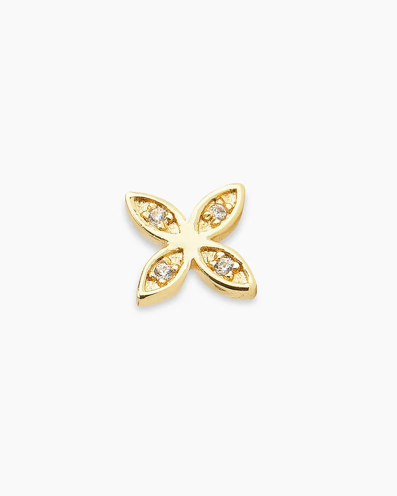 Flower Charm Stud