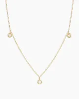 Opal Trio Necklace