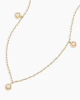 Opal Trio Necklace