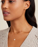 Floating Diamond Stationary Trio Necklace