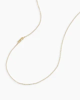 14k Gold Alphabet Necklace