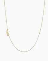 14k Gold Alphabet Necklace