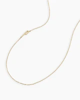 14k Gold Alphabet Necklace