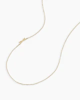 14k Gold Alphabet Necklace