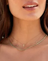 Classic Five Diamond Necklace
