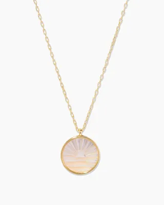 Sunset Etched Necklace