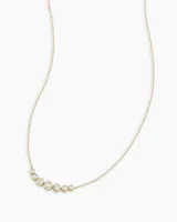 Classic Diamond Mini Row Necklace