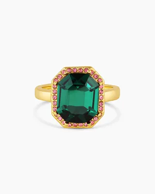 Lexi Octagon Cocktail Ring