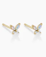 Opal Butterfly Studs