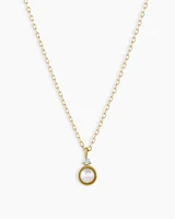 14k Gold Birthstone Necklace