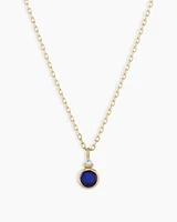 14k Gold Birthstone Necklace