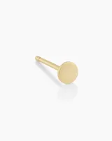 14k Gold Coin Stud