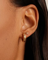 14k Gold Star Single Stud